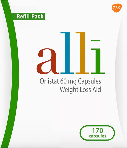 alli Orlistat 60 mg Weight Loss Capsules – 170 Count