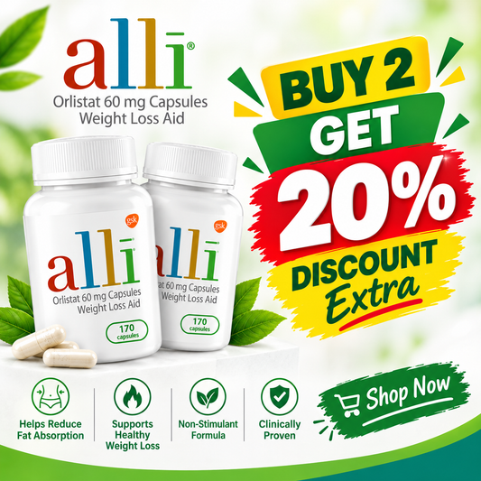 alli Orlistat 60 mg Weight Loss Capsules – 170 Count Pack of 2