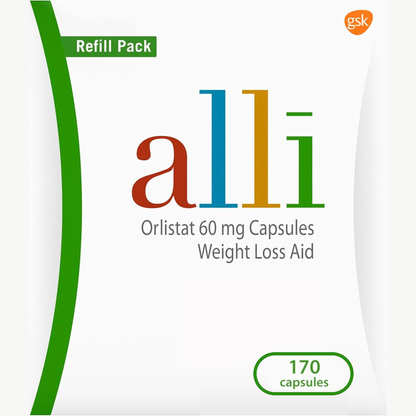 alli Orlistat 60 mg Weight Loss Capsules – 170 Count